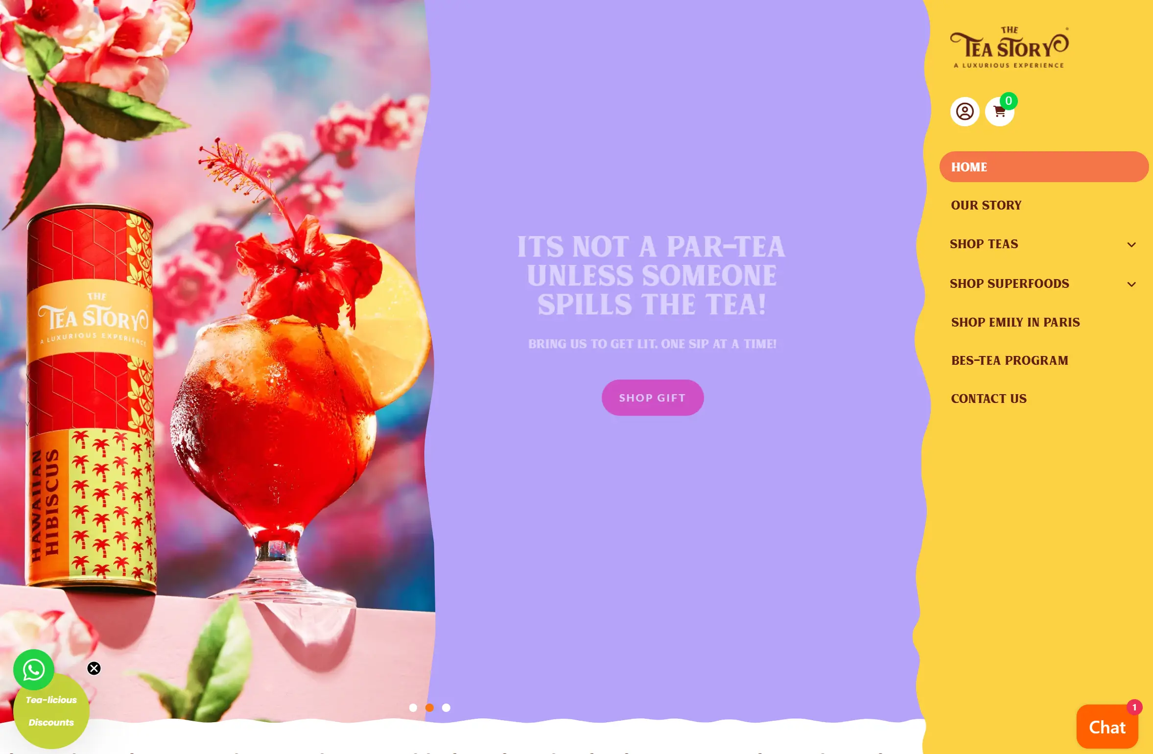 Web Art Review: The Tea Story